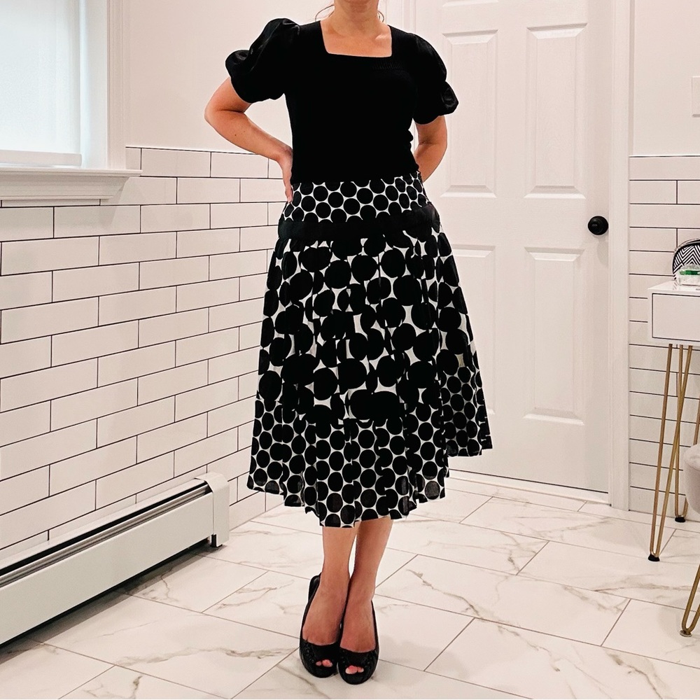 Autograph Polka Dot Skirt